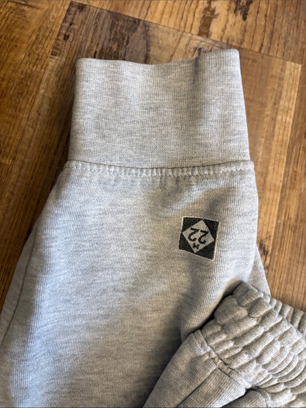 Light Gray 22 Patch Men’s Jogger Sweatpants - Picture 4 of 4